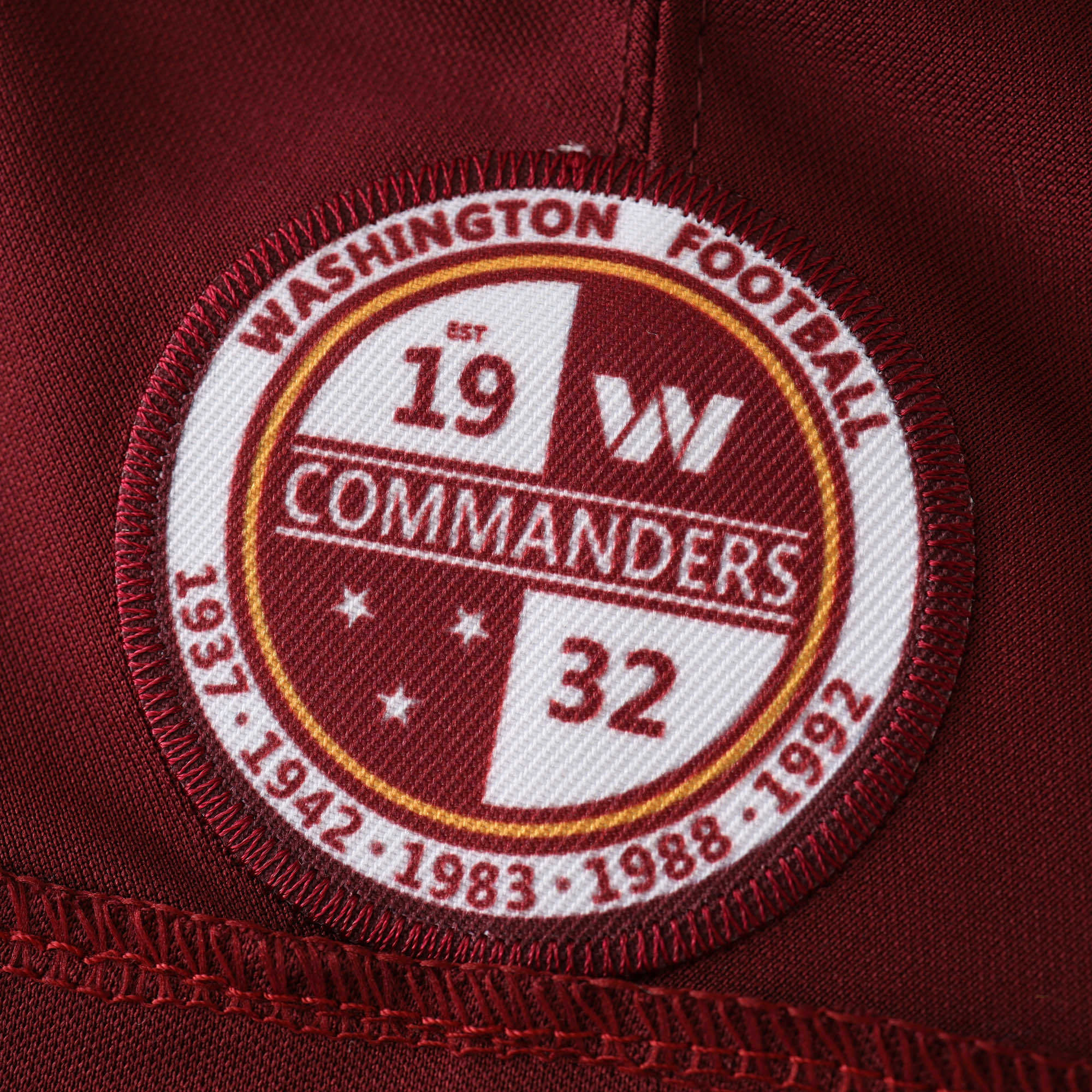 WAS Commanders Jersey Burdeos