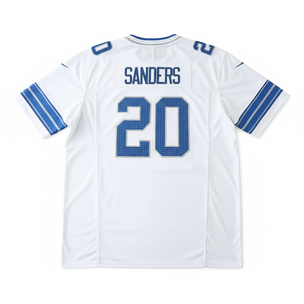 DET Lions Jersey White