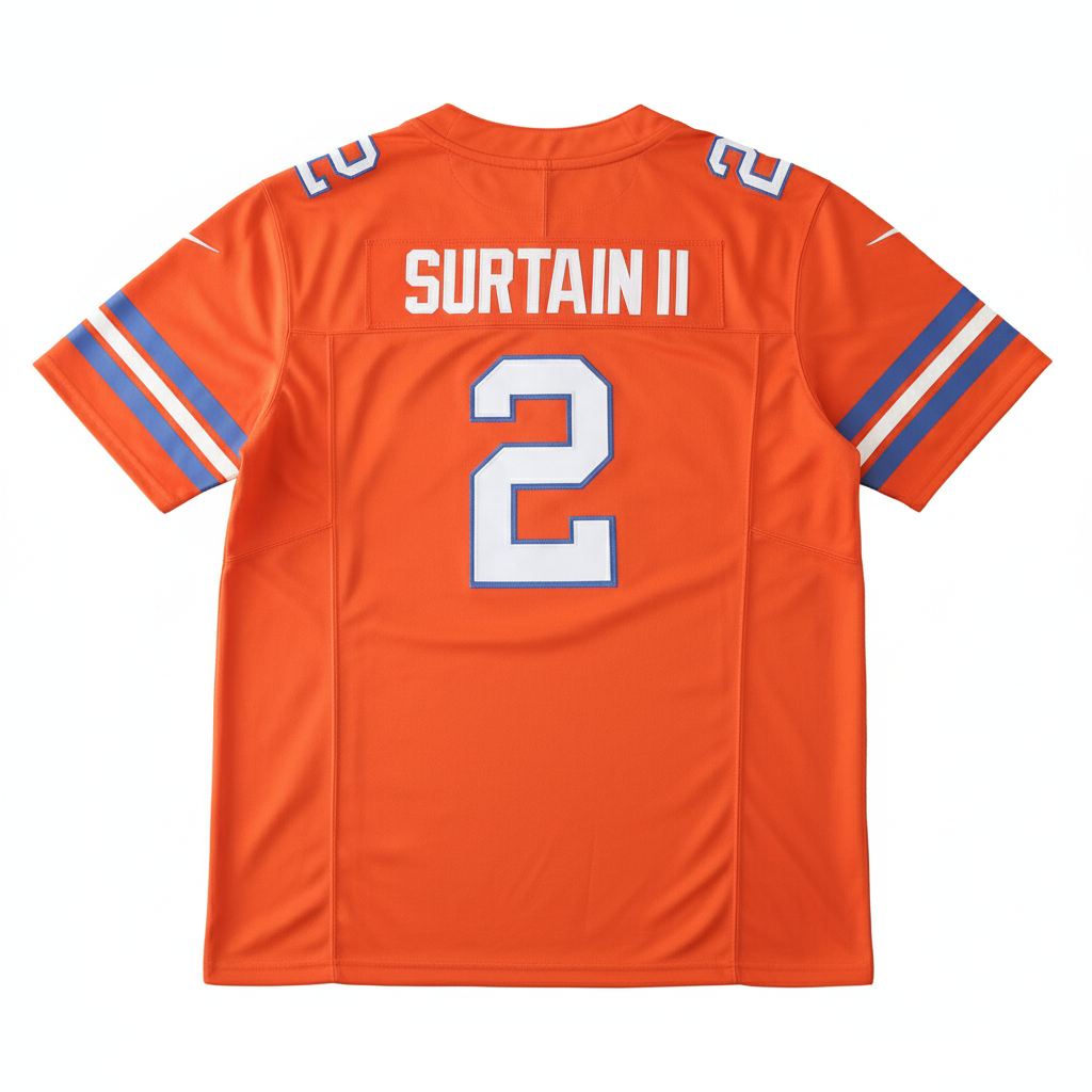 DEN Broncos Jersey Orange