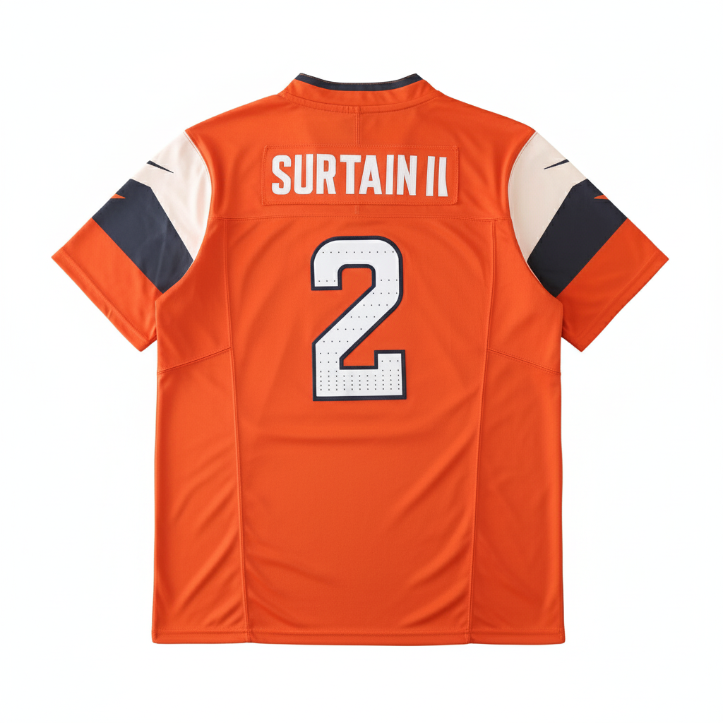 DEN Broncos Jersey Orange 2