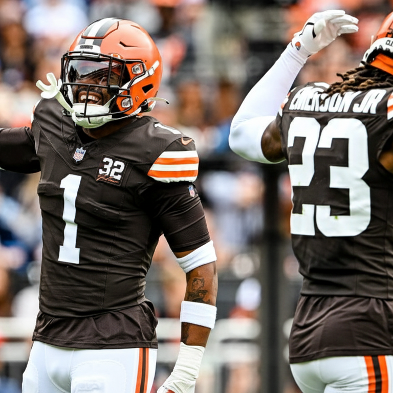 CLE Browns Jersey Brown