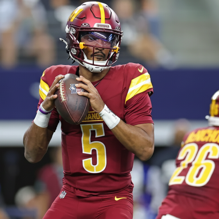 WAS Commanders Jersey Burdeos