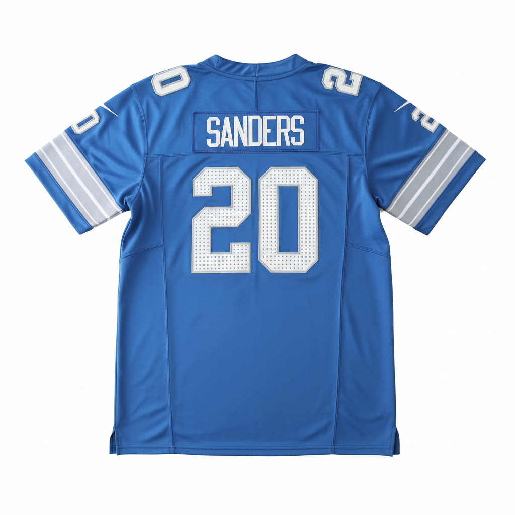 DET Lions Jersey Blue