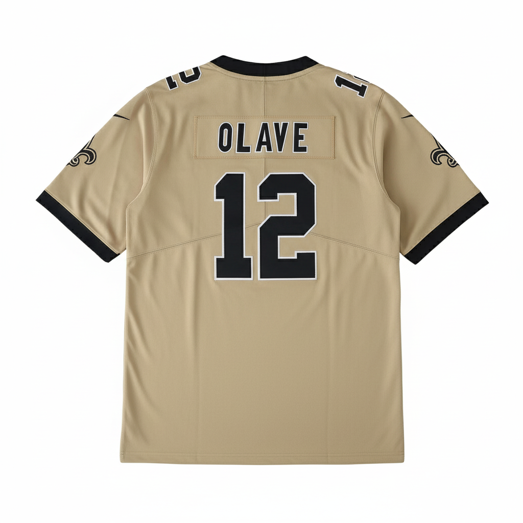 NO Saints Jersey Golden