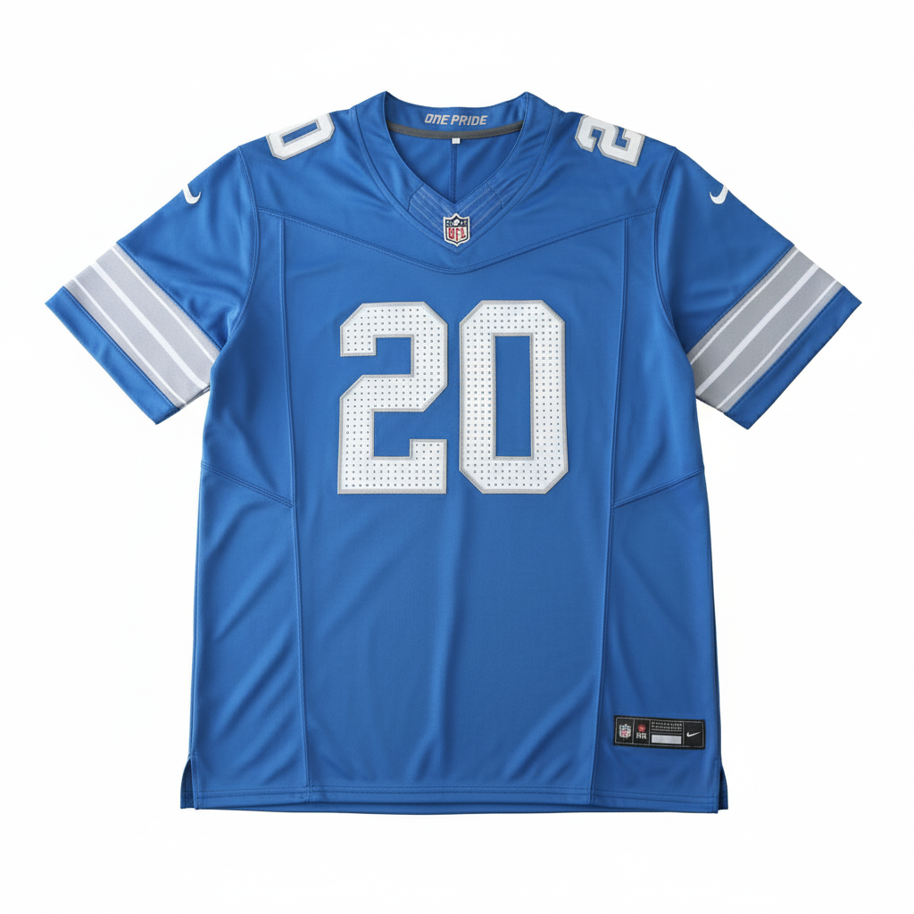 DET Lions Jersey Blue