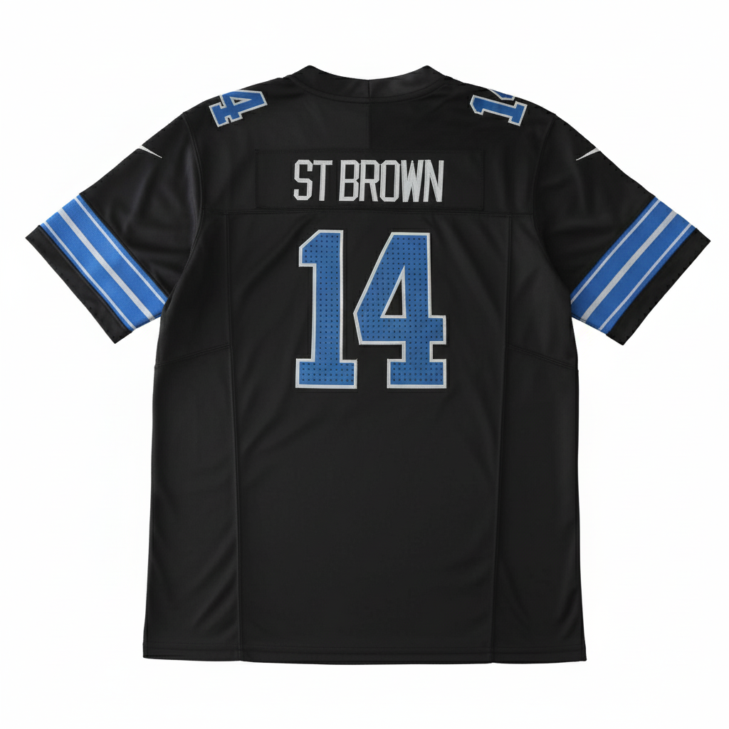 DET Lions Jersey Black