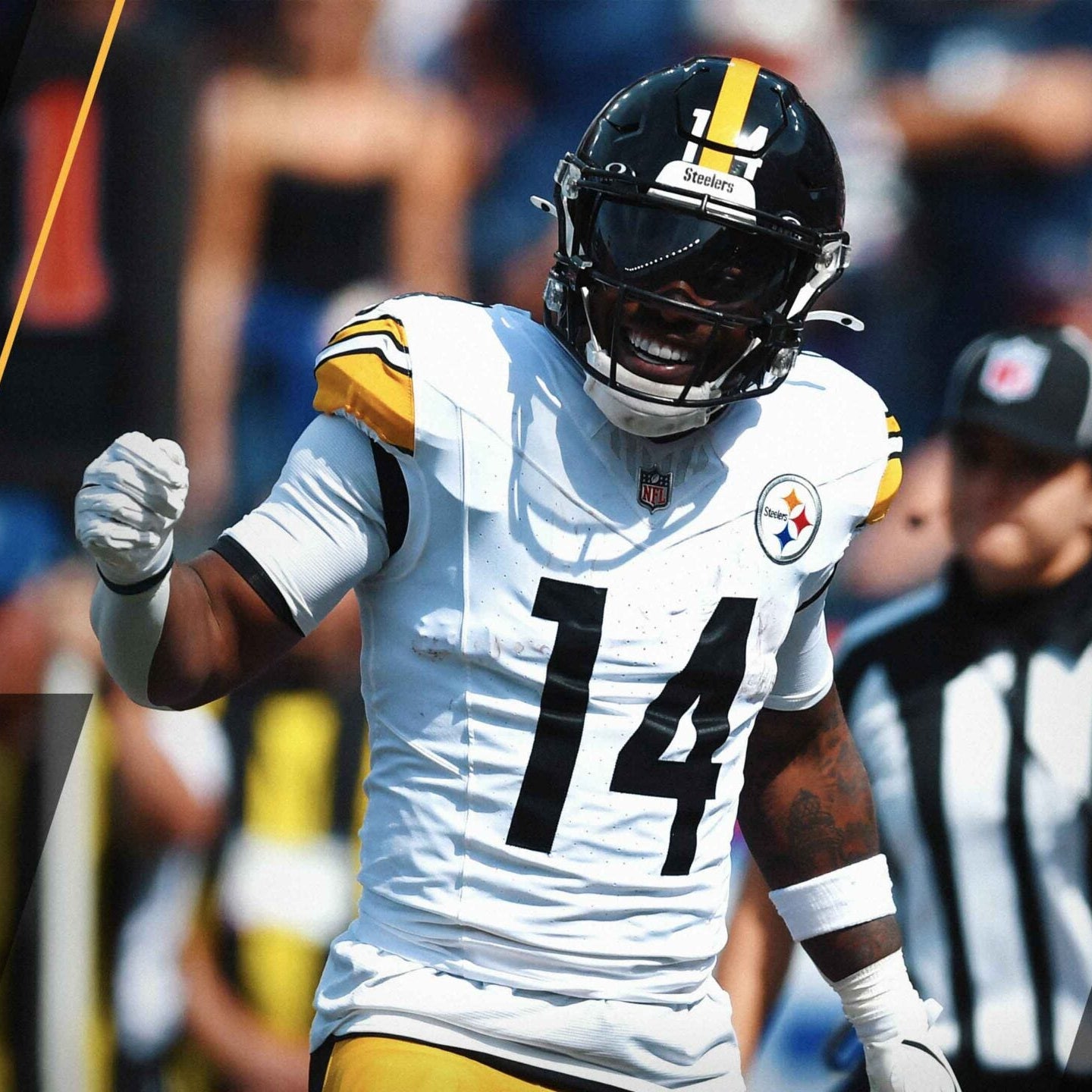 PIT Steelers Jersey White