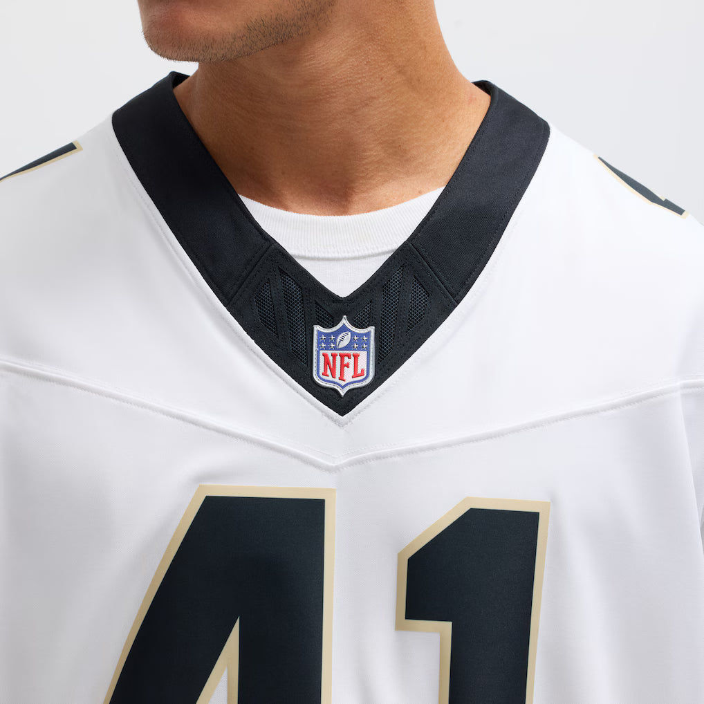 NO Saints Jersey White 2