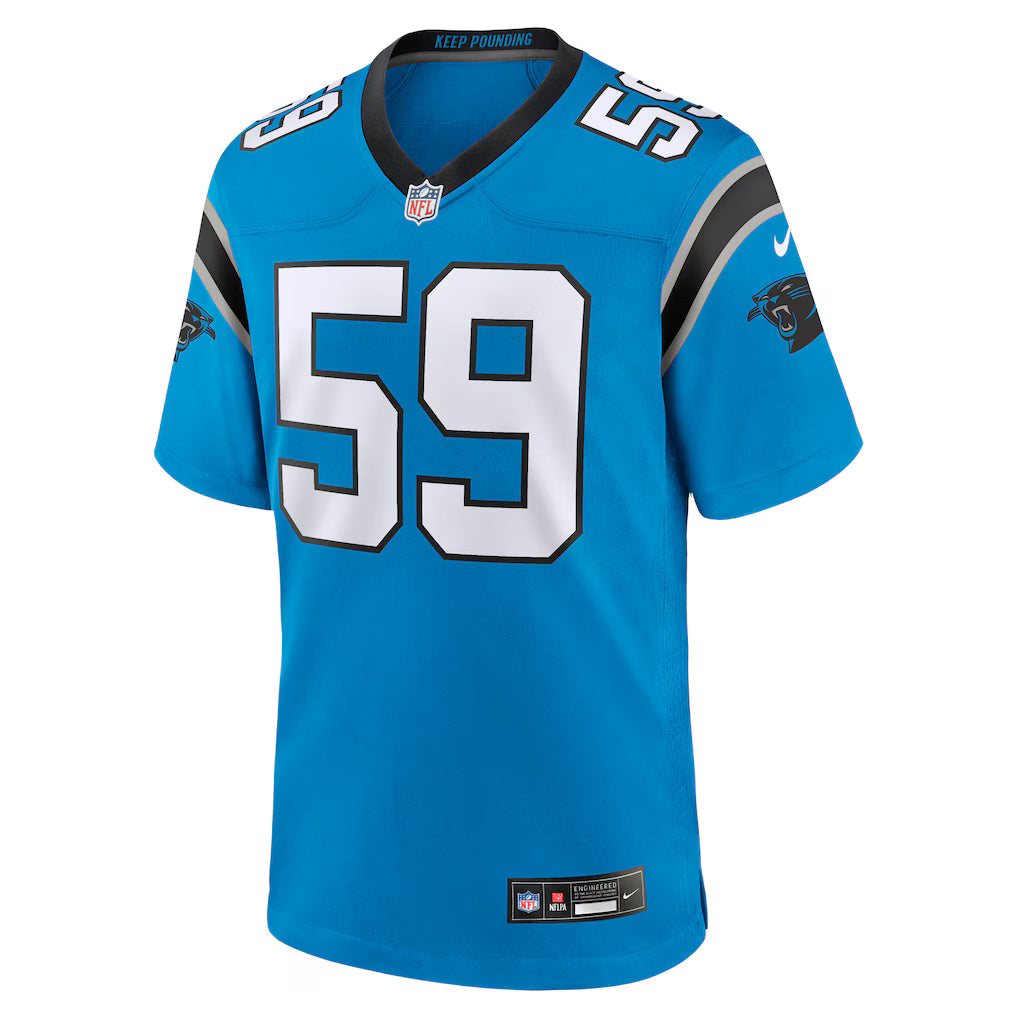 CAR Panthers Jersey Black Blue
