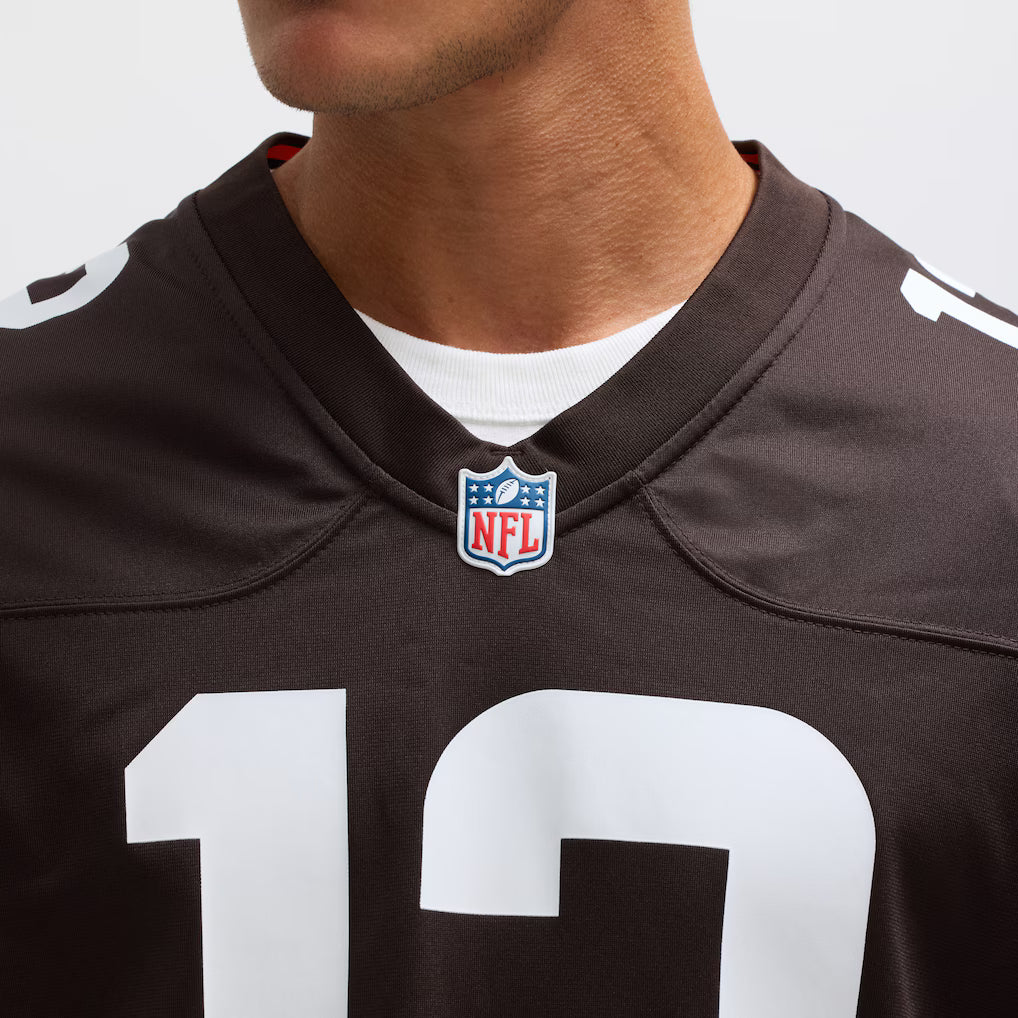 CLE Browns Jersey Brown