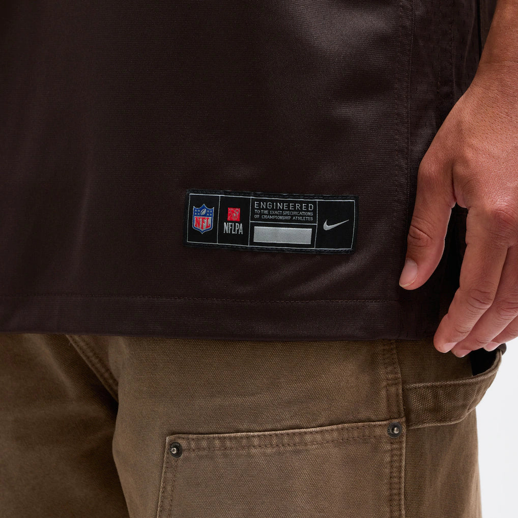 CLE Browns Jersey Brown